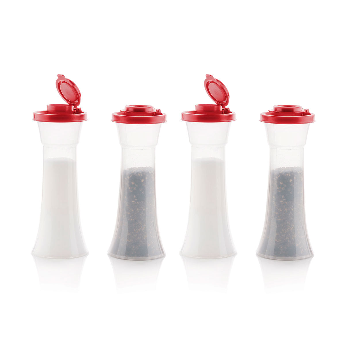 Hourglass Salt and Pepper Shakers | Large Set of 4 - Image 4