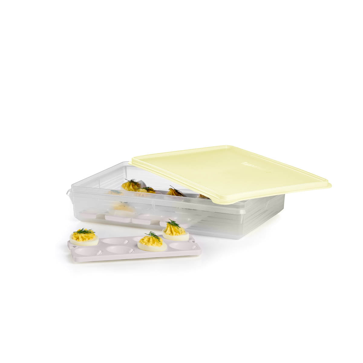 Tupperware® Snack-Stor® Large Storage Container with 3 Egg Tray Inserts - Image 5