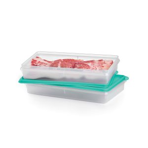Tupperware? Snack-Stor Jr. Containers | Bacon Storage | Set of 2 with Lids